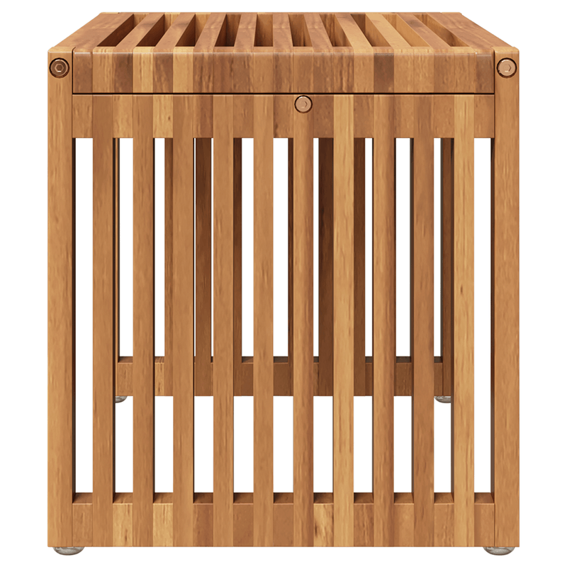 Casa si Gradina - Gradina si terasa - Mobilier exterior - Mese gradina - Masa laterala pentru gradina 50x32.5x35 cm Lemn masiv de tec - Infinity.ro