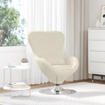 Casa si Gradina - Mobilier - Scaune si fotolii - Fotolii - Fotoliu Egg  Crem Catifea - Infinity.ro