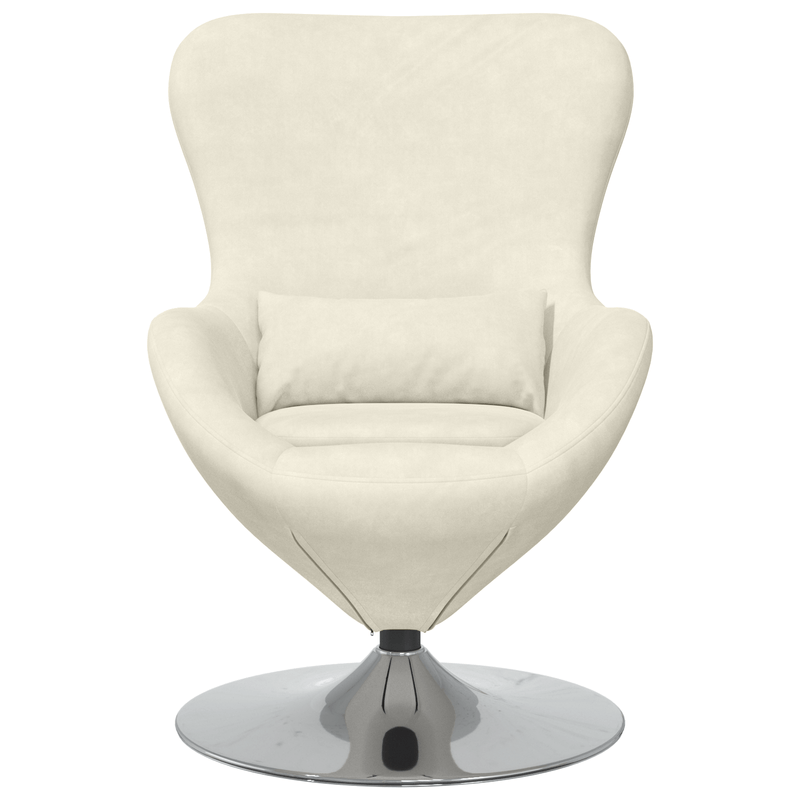 Casa si Gradina - Mobilier - Scaune si fotolii - Fotolii - Fotoliu Egg  Crem Catifea - Infinity.ro