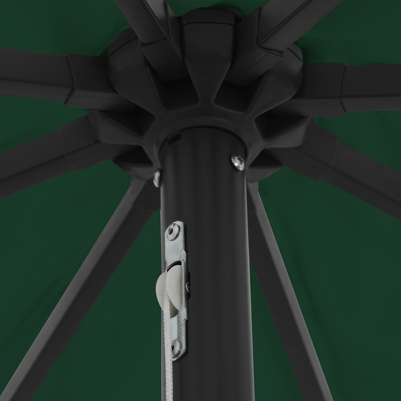 Casa si Gradina - Gradina si terasa - Umbrele si pavilioane - Umbrele - Umbrela de gradina cu LED-uri, ø395x245 cm, verde - Infinity.ro