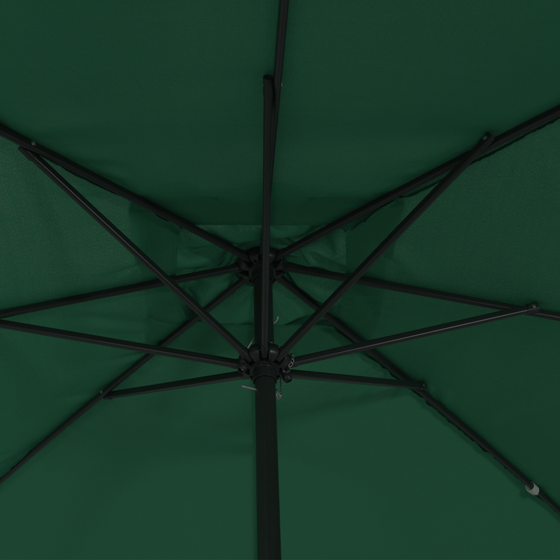 Casa si Gradina - Gradina si terasa - Umbrele si pavilioane - Umbrele - Umbrela de gradina patrata, 295x245 cm, verde - Infinity.ro