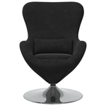 Casa si Gradina - Mobilier - Scaune si fotolii - Fotolii - Fotoliu tip ou  din catifea neagra - Infinity.ro