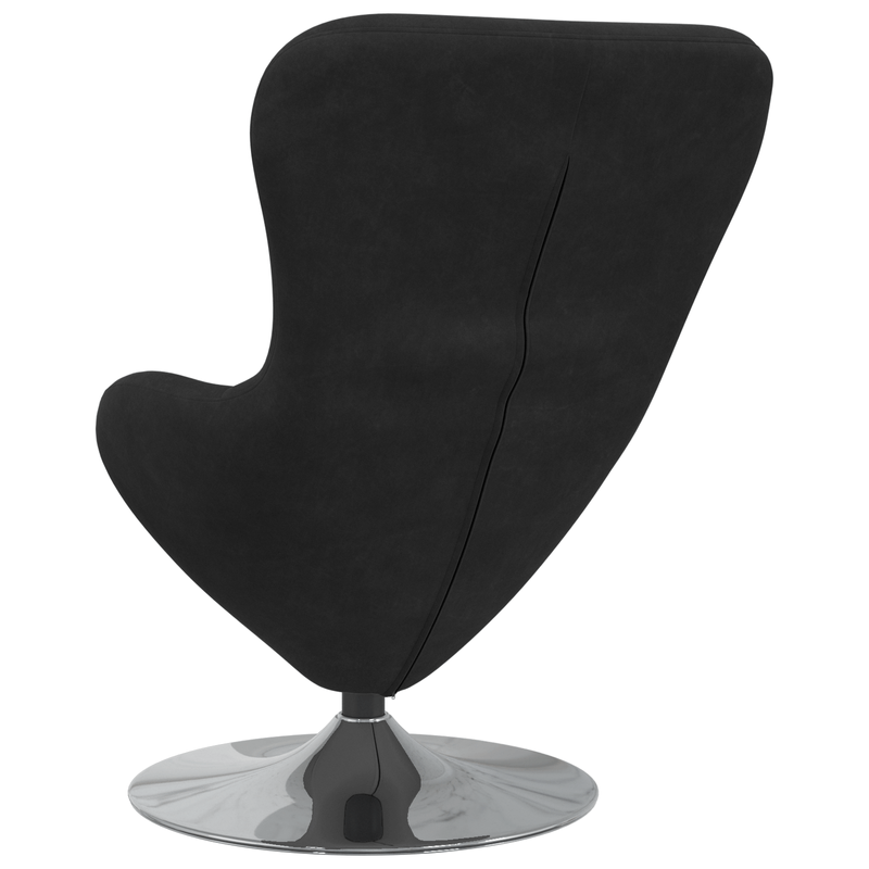 Casa si Gradina - Mobilier - Scaune si fotolii - Fotolii - Fotoliu tip ou  din catifea neagra - Infinity.ro