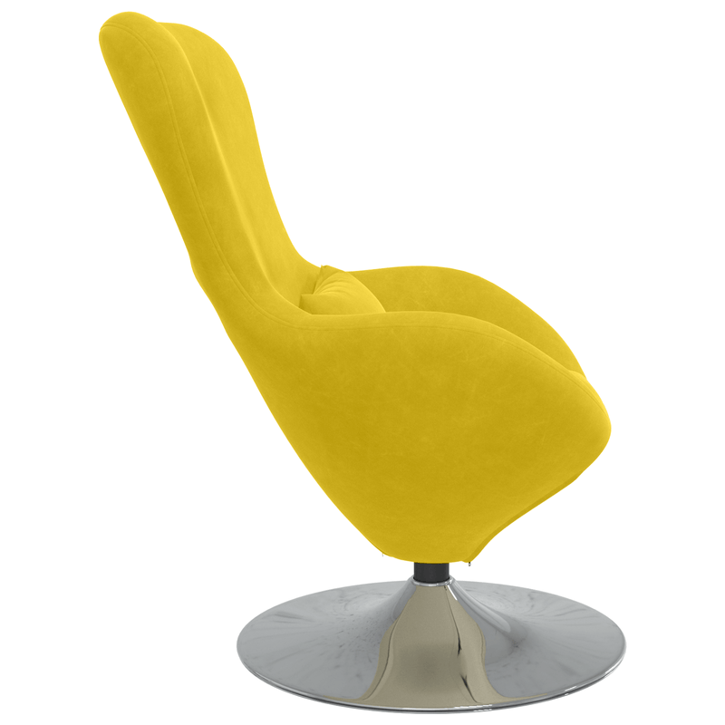 Casa si Gradina - Mobilier - Scaune si fotolii - Fotolii - Fotoliu ou  din catifea galbena - Infinity.ro