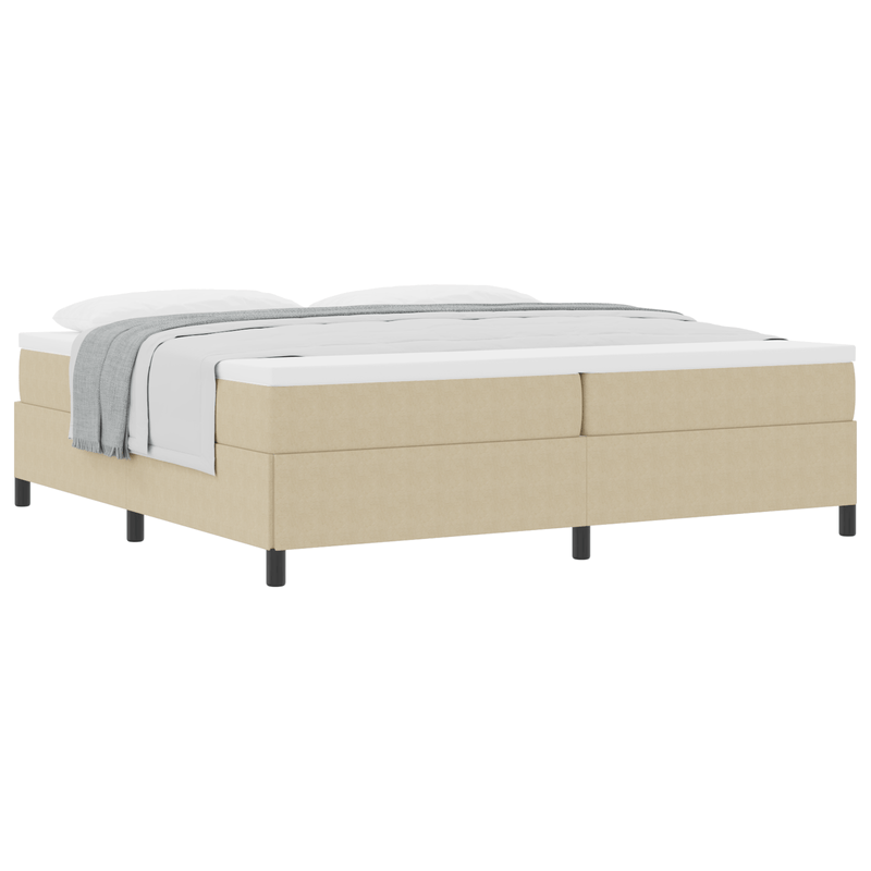 Casa si Gradina - Mobilier - Paturi si accesorii - Paturi - Cadru de pat, gri verde deschis, 200x200 cm, velur - Infinity.ro