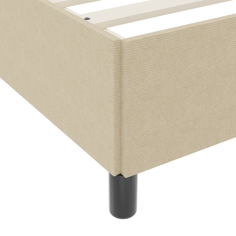 Casa si Gradina - Mobilier - Paturi si accesorii - Paturi - Cadru de pat, gri verde deschis, 200x200 cm, velur - Infinity.ro