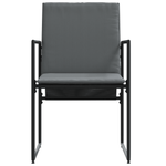 Casa si Gradina - Gradina si terasa - Mobilier exterior - Scaune si sezlonguri gradina - Fotolii de gradina cu perne, 4 buc., negru, textilena - Infinity.ro