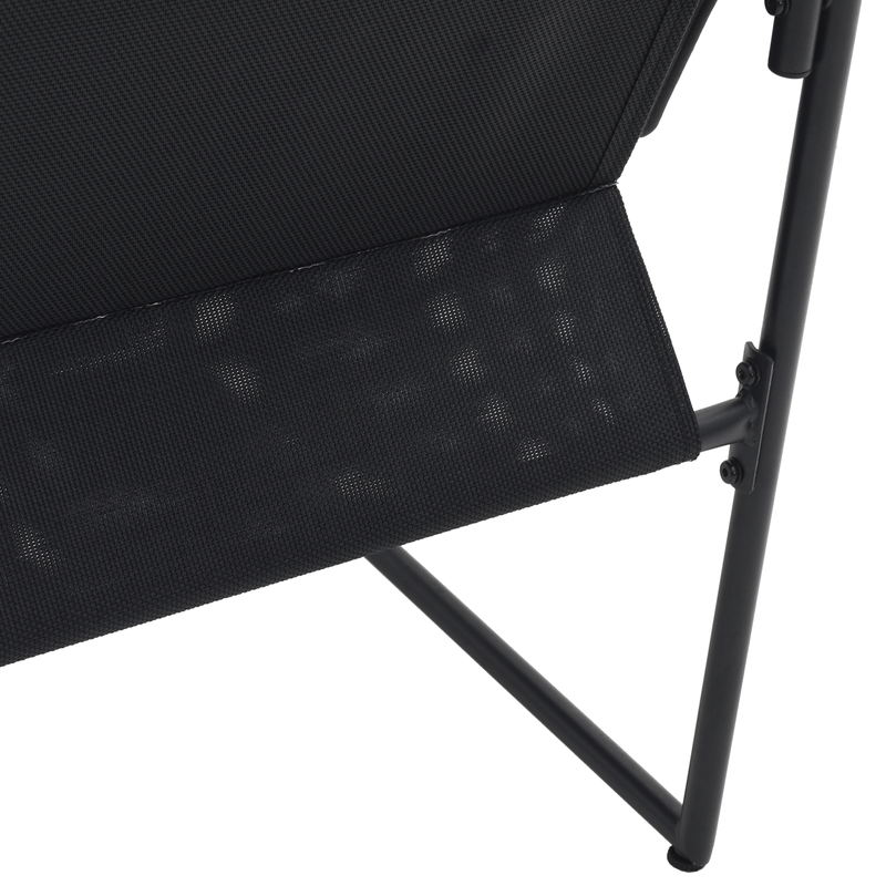 Casa si Gradina - Gradina si terasa - Mobilier exterior - Scaune si sezlonguri gradina - Fotolii de gradina cu perne, 4 buc., negru, textilena - Infinity.ro