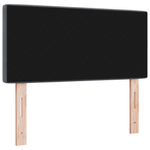 Casa si Gradina - Mobilier - Paturi si accesorii - Accesorii paturi - Tablie de pat cu nasturi gri inchis 100 cm catifea - Infinity.ro