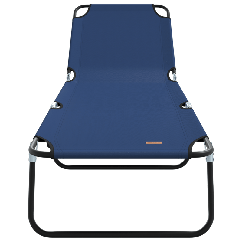 Casa si Gradina - Gradina si terasa - Mobilier exterior - Scaune si sezlonguri gradina - Sezlong pliabil portabil Albastru 600D Oxfor Fabric - Infinity.ro