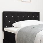 Casa si Gradina - Mobilier - Paturi si accesorii - Accesorii paturi - Tablie de pat cu nasturi negru 100 cm catifea - Infinity.ro