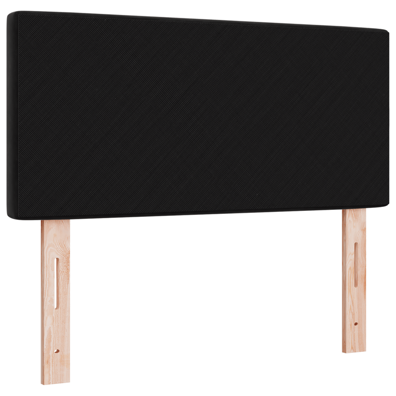 Casa si Gradina - Mobilier - Paturi si accesorii - Accesorii paturi - Tablie de pat cu nasturi negru 100 cm catifea - Infinity.ro