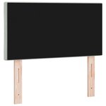 Casa si Gradina - Mobilier - Paturi si accesorii - Accesorii paturi - Tablie de pat model romboidal gri deschis 80 cm catifea - Infinity.ro