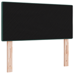 Casa si Gradina - Mobilier - Paturi si accesorii - Accesorii paturi - Tablie de pat cu nasturi verde inchis 90 cm catifea - Infinity.ro
