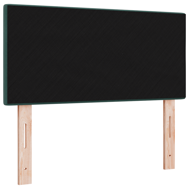 Casa si Gradina - Mobilier - Paturi si accesorii - Accesorii paturi - Tablie de pat cu nasturi verde inchis 90 cm catifea - Infinity.ro
