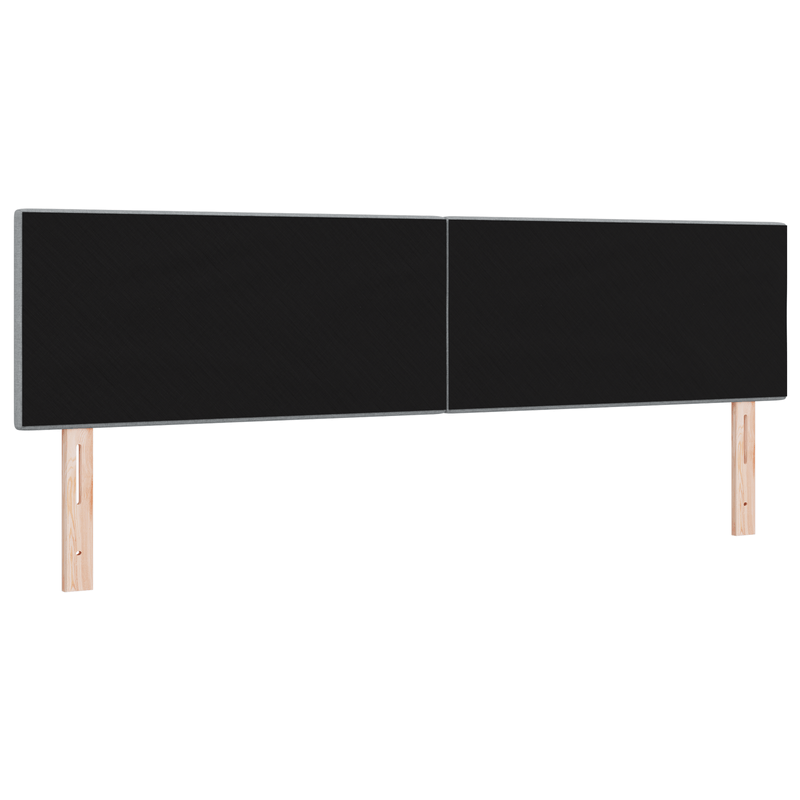 Casa si Gradina - Mobilier - Paturi si accesorii - Accesorii paturi - Tablie de pat cu nasturi gri deschis 180 cm textil - Infinity.ro