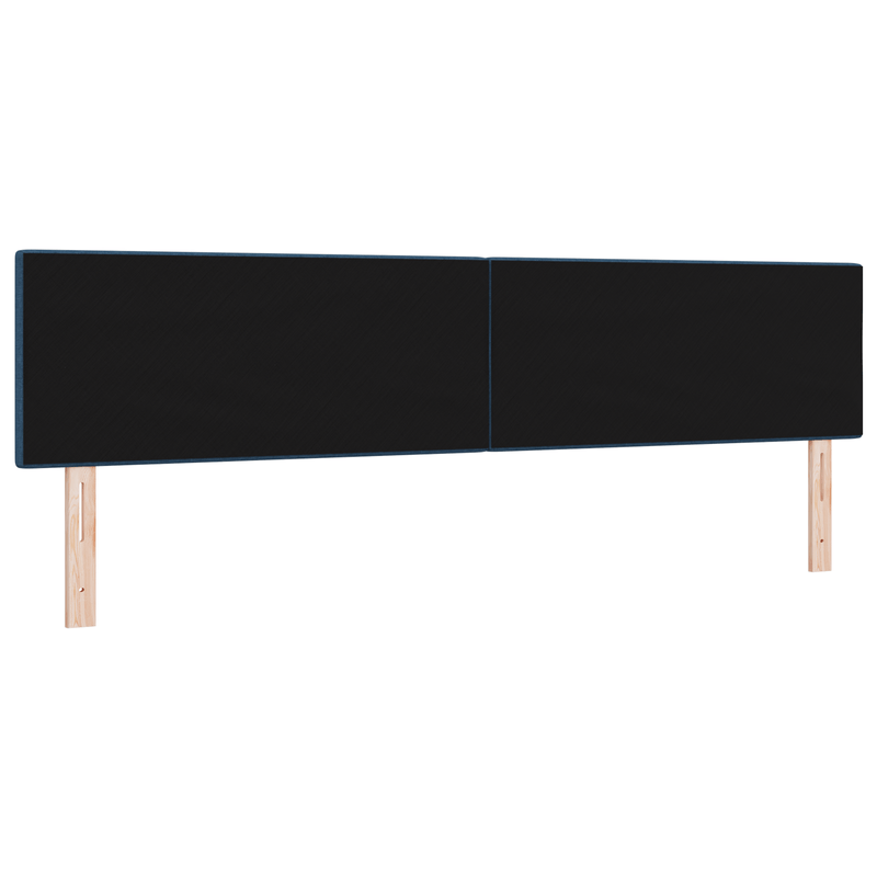 Casa si Gradina - Mobilier - Paturi si accesorii - Accesorii paturi - Tablie de pat cu nasturi albastru 200 cm textil - Infinity.ro