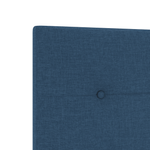 Casa si Gradina - Mobilier - Paturi si accesorii - Accesorii paturi - Tablie de pat cu nasturi albastru 200 cm textil - Infinity.ro