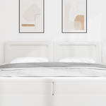 Casa si Gradina - Mobilier - Paturi si accesorii - Accesorii paturi - Tablie de pat design simplu alb pur 200 cm piele ecologica - Infinity.ro