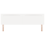 Casa si Gradina - Mobilier - Paturi si accesorii - Accesorii paturi - Tablie de pat design simplu alb pur 200 cm piele ecologica - Infinity.ro