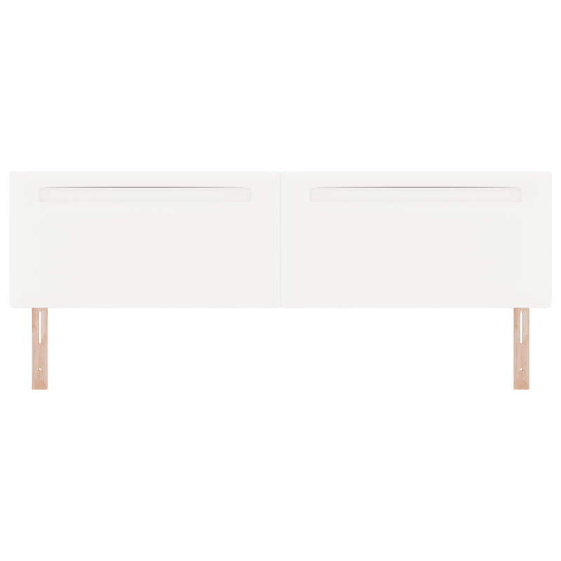 Casa si Gradina - Mobilier - Paturi si accesorii - Accesorii paturi - Tablie de pat design simplu alb pur 200 cm piele ecologica - Infinity.ro