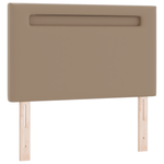 Casa si Gradina - Mobilier - Paturi si accesorii - Accesorii paturi - Tablie de pat design simplu cappuccino 100 cm piele ecologica - Infinity.ro