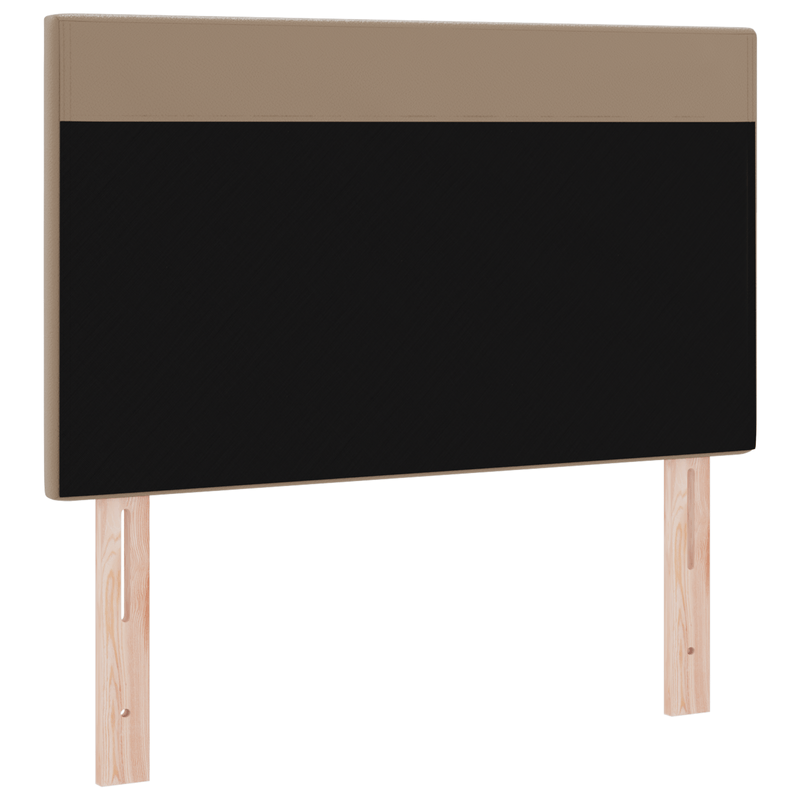 Casa si Gradina - Mobilier - Paturi si accesorii - Accesorii paturi - Tablie de pat design simplu cappuccino 100 cm piele ecologica - Infinity.ro