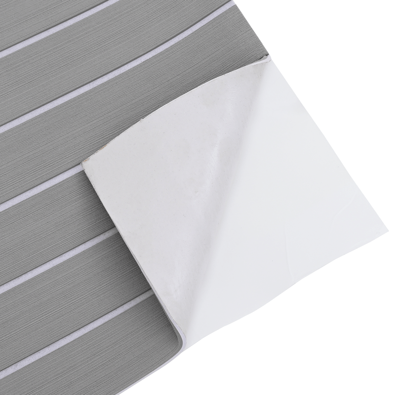 Casa si Gradina - Constructii - Parchet si pardoseli interioare - Parchet si pardoseli - Pardoseala pentru barci autoadeziva gri deschis & alb 240x60 cm spuma EVA - Infinity.ro