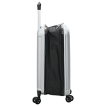 Sport si Outdoor - Articole de voiaj - Genti voiaj - Valiza pliabila cu husa dura de 20in argintie 34 x 23 x 55.5 cm ABS - Infinity.ro
