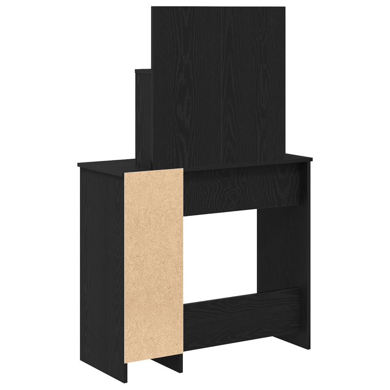 Casa si Gradina - Mobilier - Comode si corpuri - Masute de toaleta - Masuta de toaleta cu LED-uri, stejar negru, 86.5x35x136 cm - Infinity.ro