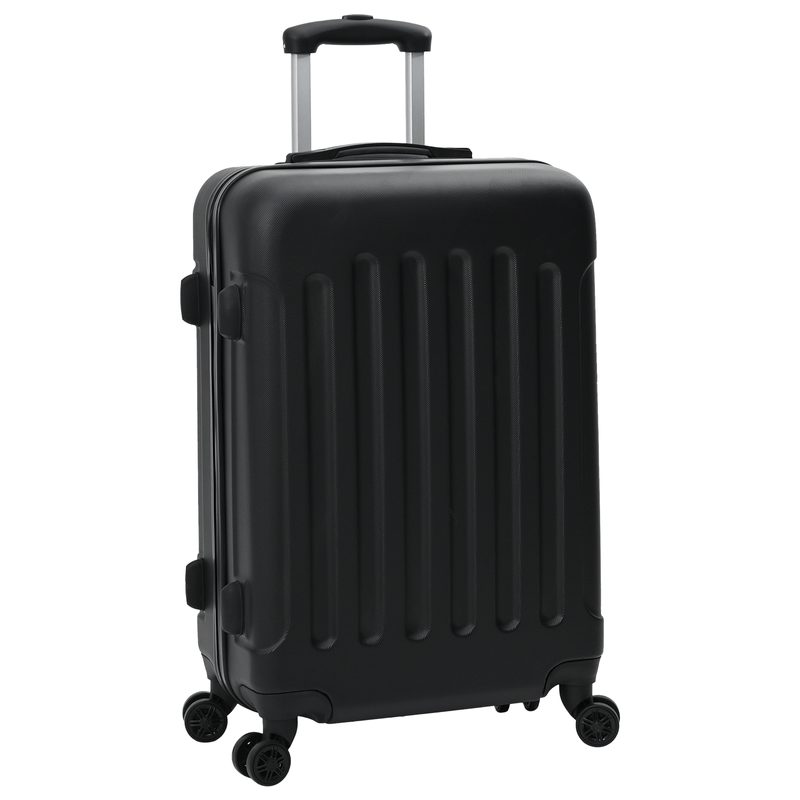 Sport si Outdoor - Articole de voiaj - Genti voiaj - Set de valize 3 piese Carcasa rigida Negru 20" 24" 28" ABS - Infinity.ro