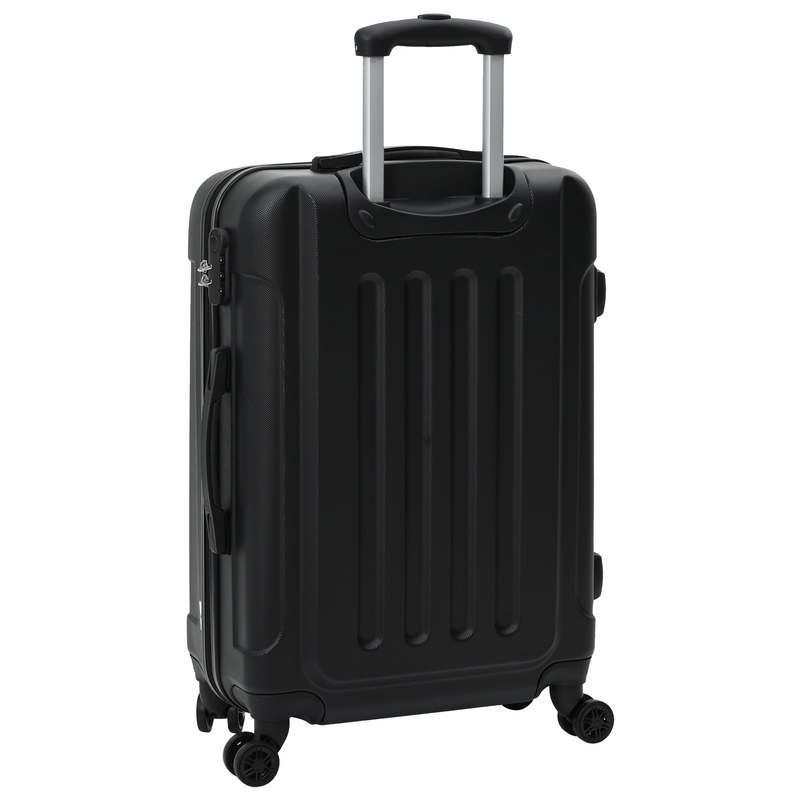 Sport si Outdoor - Articole de voiaj - Genti voiaj - Set de valize 3 piese Carcasa rigida Negru 20" 24" 28" ABS - Infinity.ro