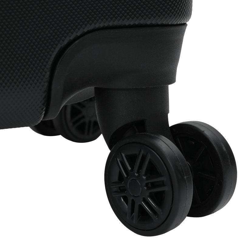 Sport si Outdoor - Articole de voiaj - Genti voiaj - Set de valize 3 piese Carcasa rigida Negru 20" 24" 28" ABS - Infinity.ro