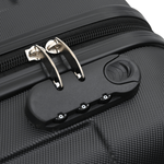 Sport si Outdoor - Articole de voiaj - Genti voiaj - Set de valize 3 piese Carcasa rigida Negru 20" 24" 28" ABS - Infinity.ro