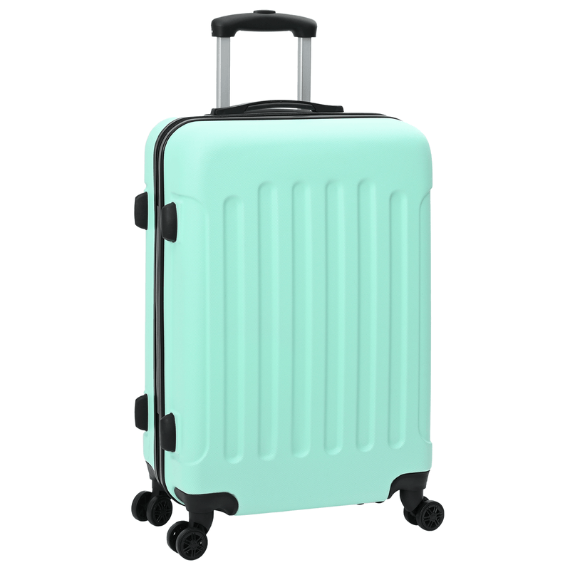 Sport si Outdoor - Articole de voiaj - Genti voiaj - Set de valize 3 piese carcasa tare Verde Mint 20” 24” 28” ABS - Infinity.ro