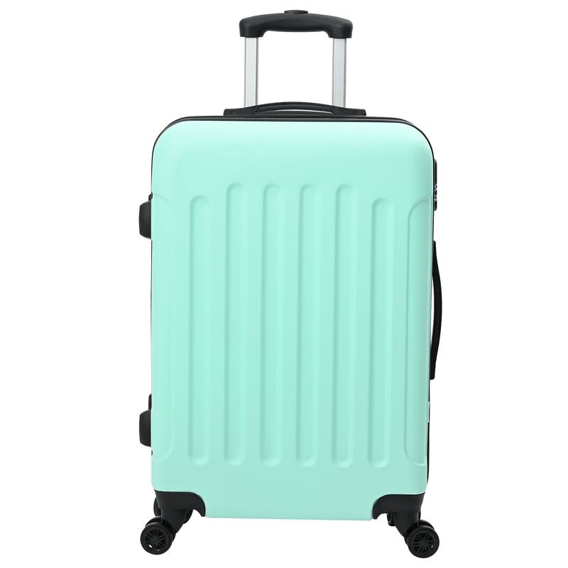 Sport si Outdoor - Articole de voiaj - Genti voiaj - Set de valize 3 piese carcasa tare Verde Mint 20” 24” 28” ABS - Infinity.ro