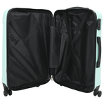 Sport si Outdoor - Articole de voiaj - Genti voiaj - Set de valize 3 piese carcasa tare Verde Mint 20” 24” 28” ABS - Infinity.ro