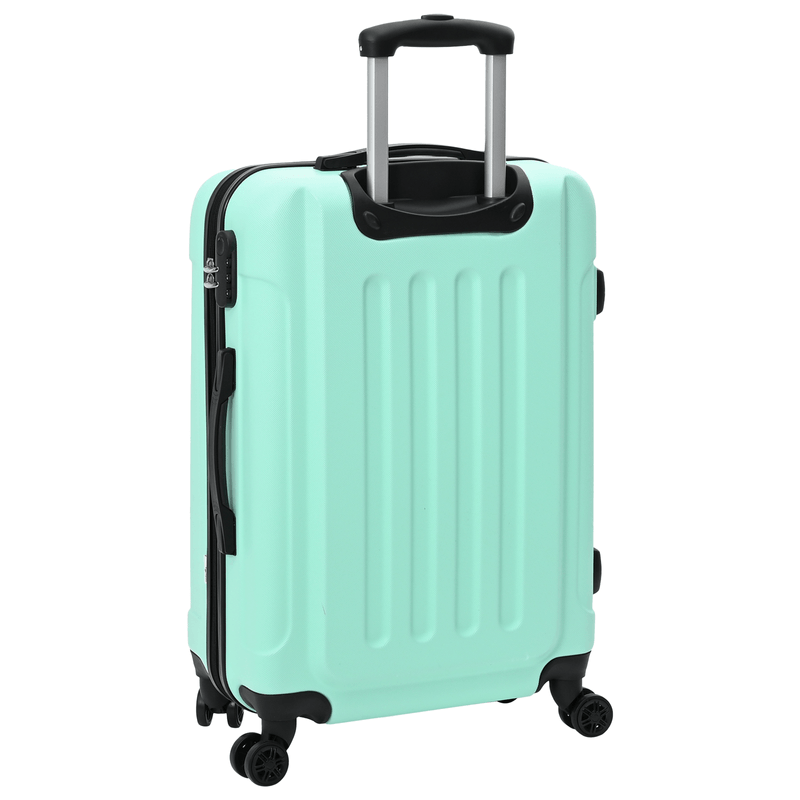 Sport si Outdoor - Articole de voiaj - Genti voiaj - Set de valize 3 piese carcasa tare Verde Mint 20” 24” 28” ABS - Infinity.ro