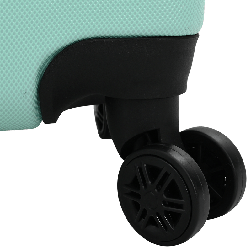 Sport si Outdoor - Articole de voiaj - Genti voiaj - Set de valize 3 piese carcasa tare Verde Mint 20” 24” 28” ABS - Infinity.ro