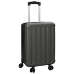 Sport si Outdoor - Articole de voiaj - Genti voiaj - Valiza pliabila cu carcasa dura 20'' gri inchis 34x23x55.5 cm ABS - Infinity.ro