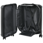 Sport si Outdoor - Articole de voiaj - Genti voiaj - Valiza pliabila cu carcasa dura 20'' gri inchis 34x23x55.5 cm ABS - Infinity.ro