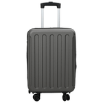 Sport si Outdoor - Articole de voiaj - Genti voiaj - Valiza pliabila cu carcasa dura 20'' gri inchis 34x23x55.5 cm ABS - Infinity.ro
