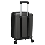 Sport si Outdoor - Articole de voiaj - Genti voiaj - Valiza pliabila cu carcasa dura 20'' gri inchis 34x23x55.5 cm ABS - Infinity.ro