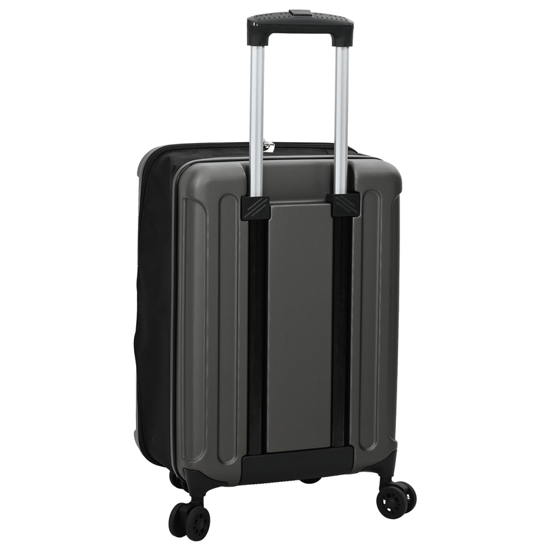 Sport si Outdoor - Articole de voiaj - Genti voiaj - Valiza pliabila cu carcasa dura 20'' gri inchis 34x23x55.5 cm ABS - Infinity.ro
