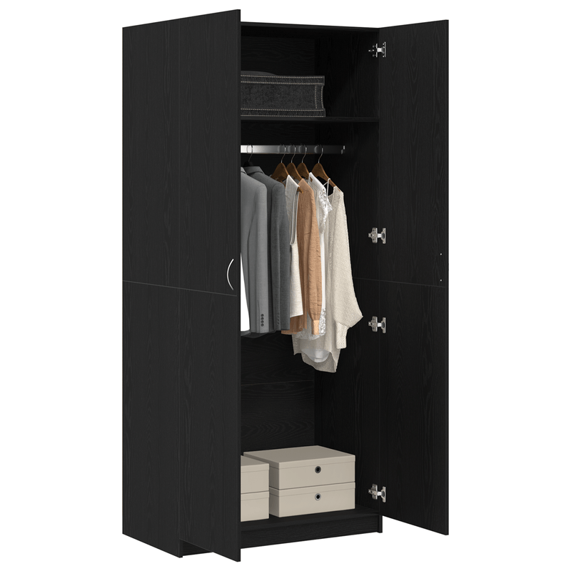 Casa si Gradina - Mobilier - Dulapuri si sifoniere - Sifoniere - Sifonier, stejar negru, 90x52x200 cm, lemn prelucrat - Infinity.ro