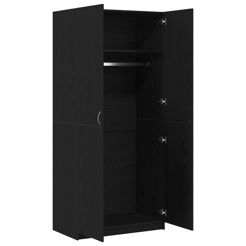 Casa si Gradina - Mobilier - Dulapuri si sifoniere - Sifoniere - Sifonier, stejar negru, 90x52x200 cm, lemn prelucrat - Infinity.ro