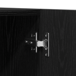 Casa si Gradina - Mobilier - Dulapuri si sifoniere - Sifoniere - Sifonier, stejar negru, 90x52x200 cm, lemn prelucrat - Infinity.ro