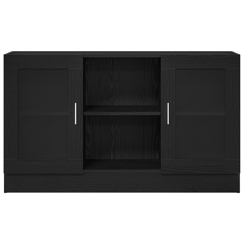 Casa si Gradina - Mobilier - Comode si corpuri - Comode - bufet negru  120x30,5x70 cm din lemn - Infinity.ro