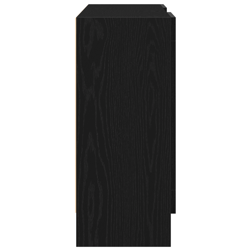 Casa si Gradina - Mobilier - Comode si corpuri - Comode - bufet negru  120x30,5x70 cm din lemn - Infinity.ro