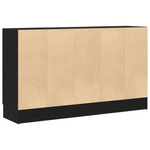 Casa si Gradina - Mobilier - Comode si corpuri - Comode - bufet negru  120x30,5x70 cm din lemn - Infinity.ro